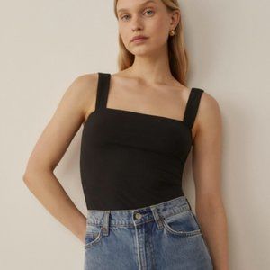 Reformation Canyon Knit Tank Top Black XS